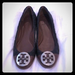 Tory Burch | Benton Leather Quilted Flats